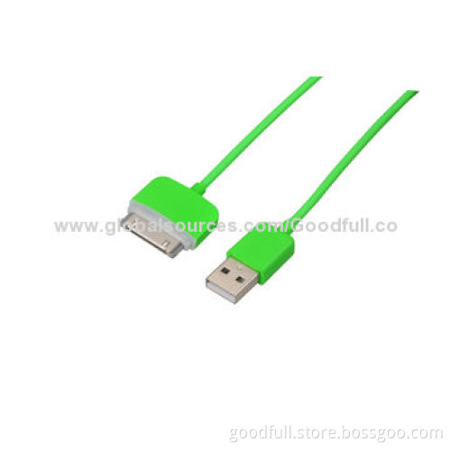 8-different Colors Design 1/2/3m Cable for iPhone 4